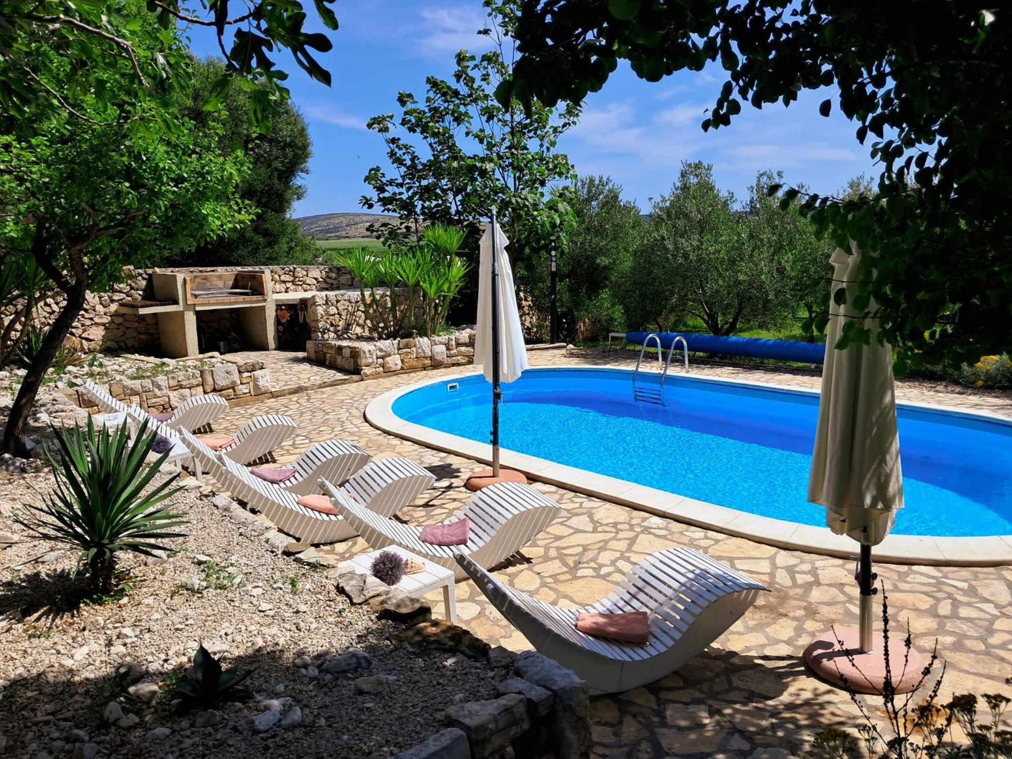 Villa Cesarica Novalja Exterior foto